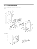 ICE MAKER & ICE BIN Diagram and Parts List for ASTCNA2 LG Refrigerator