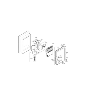 Ice Bank Diagram and Parts List for 00 LG Refrigerator