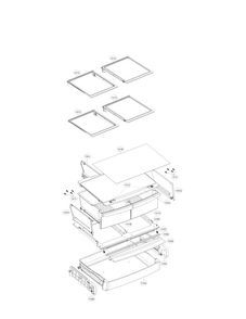 Part Location Diagram of AEC73878402 LG GUIDE ASSEMBLY,RAIL