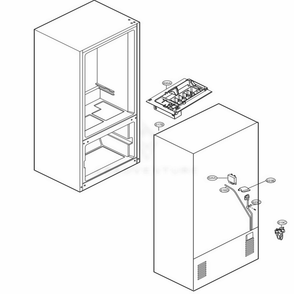 Ice Maker Parts Diagram and Parts List for ASTCNA0 LG Refrigerator