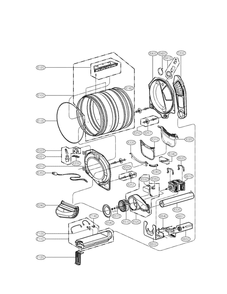 Part Location Diagram of 6631EL3003B LG Moisture Sensor Wire Harness