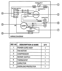 Wiring Diagram Diagram and Parts List for R5204  LG Air Conditioner