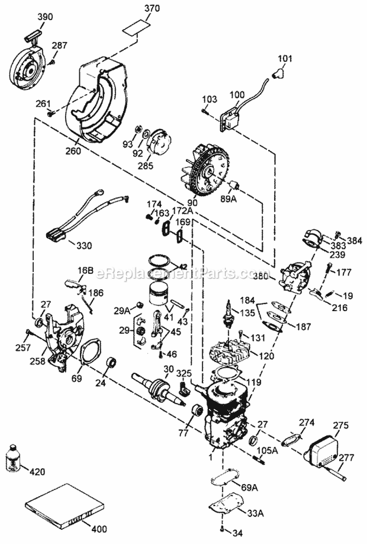 Bulbo Primer Per Carburatore Lawn-Boy 320E, 28222 (1997-2000) – The ROP Shop, 1 Pezzo