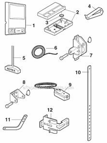 Installation_Parts Diagram and Parts List for  LiftMaster Garage Door Opener