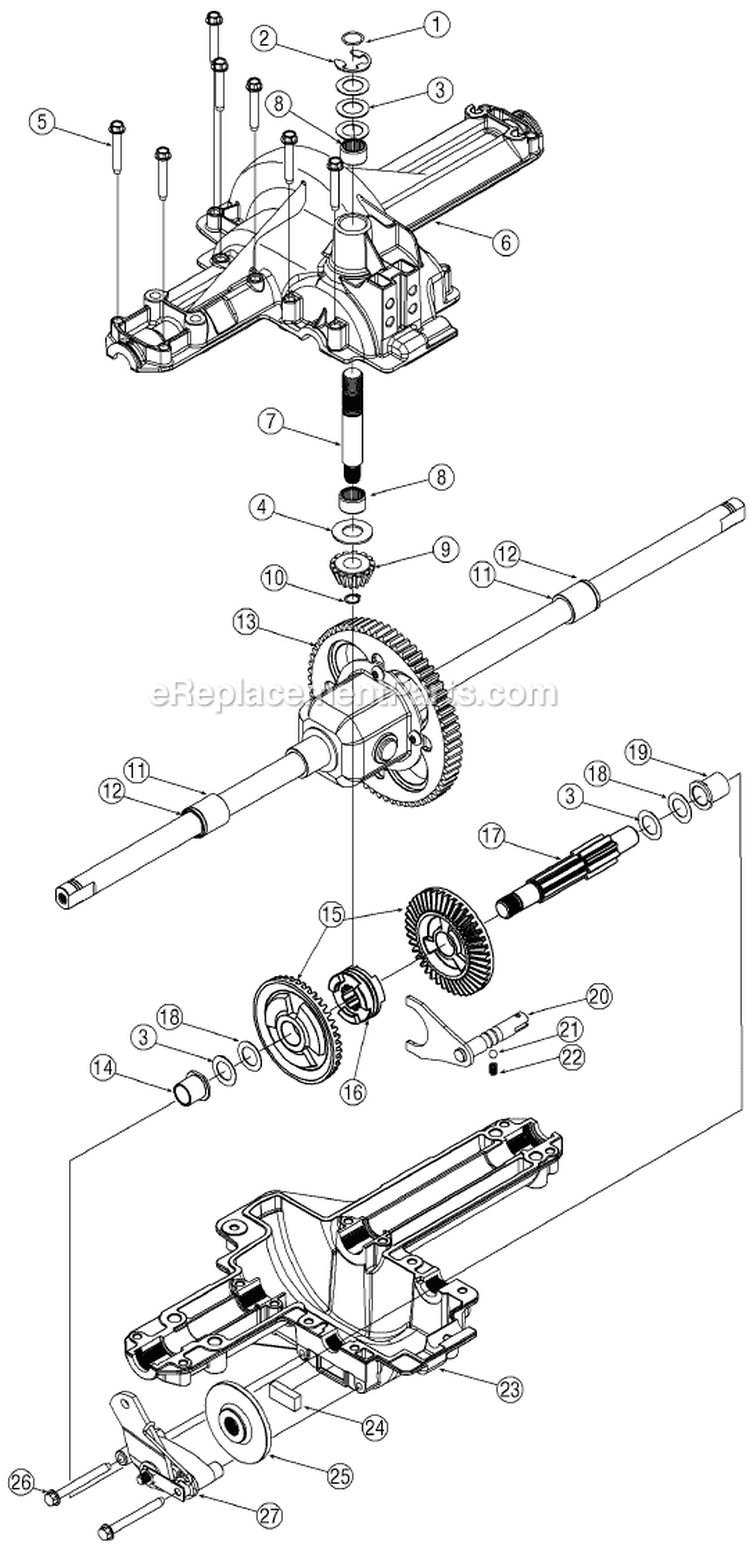 Page H Diagram and Parts List for 2005 MTD