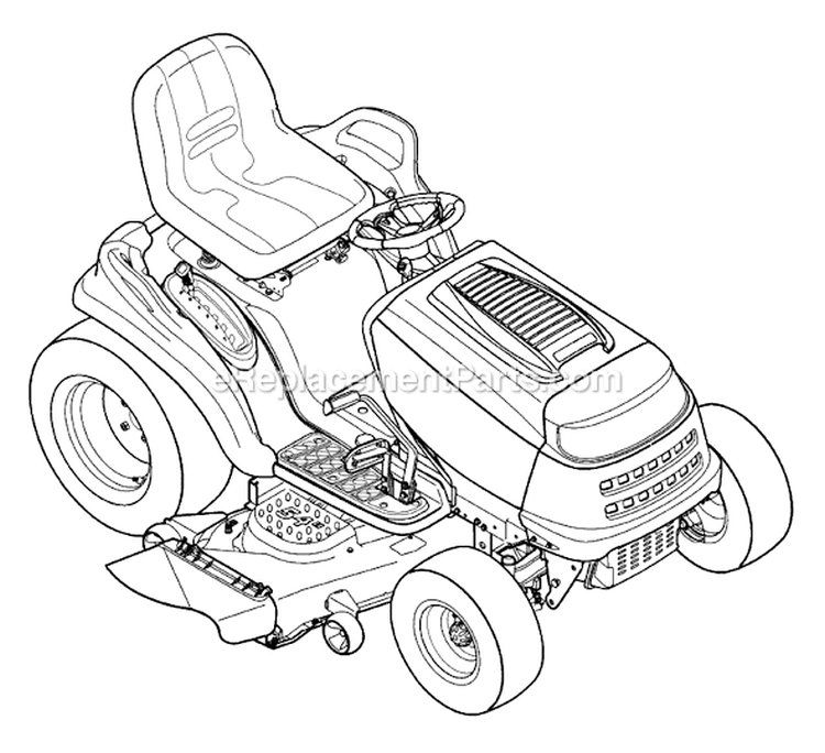 Page I Diagram and Parts List for 2008 MTD Lawn Tractor