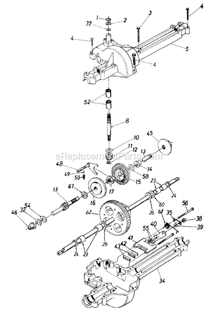 Page G Diagram and Parts List for 1998 MTD Lawn Tractor