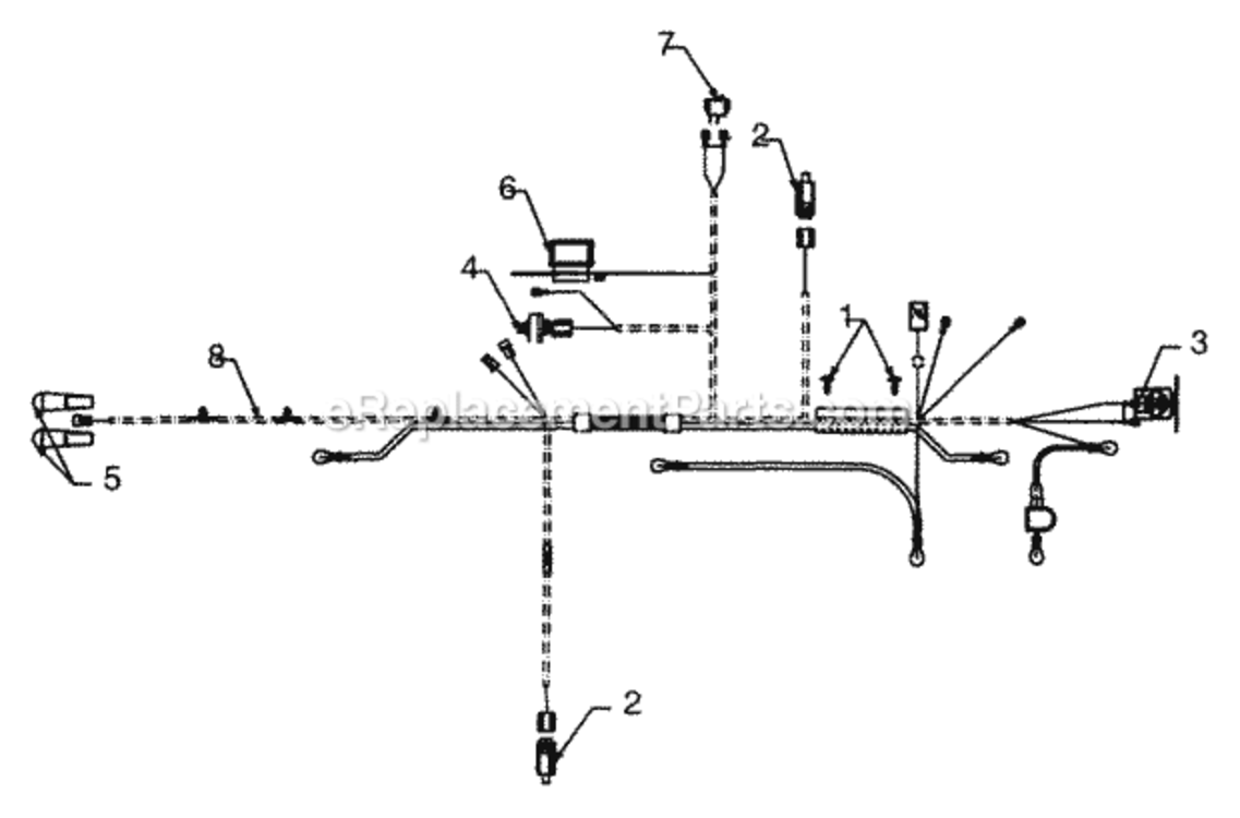 Electrical_Intek_Twin Diagram and Parts List for 2001 MTD Lawn Tractor