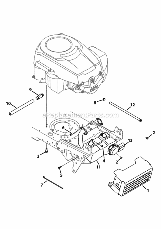 Page A Diagram and Parts List for 2013 MTD Lawn Tractor