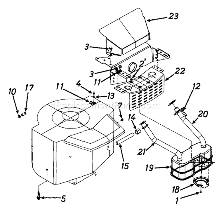 Page F Diagram and Parts List for 1996 MTD