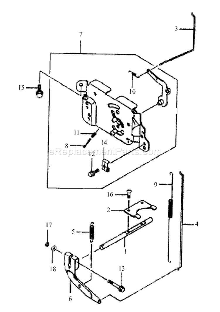 Page K Diagram and Parts List for 55AF3DAM195 MTD Lawn Mower