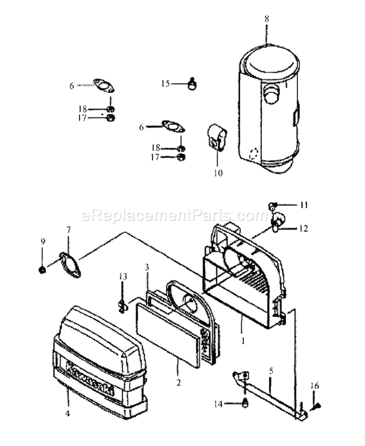 Page I Diagram and Parts List for 55AF3DAM195 MTD Lawn Mower