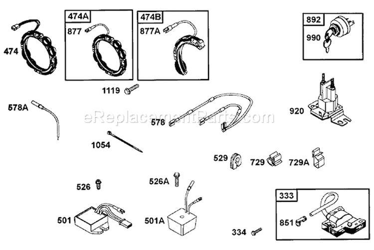 Page E Diagram and Parts List for 55AF3C5T195 MTD Lawn Mower