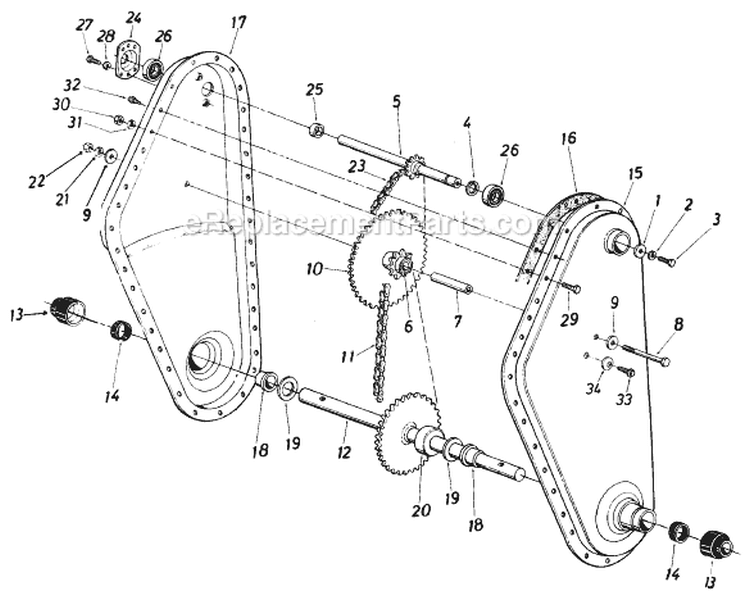 Page A Diagram and Parts List for 1991 MTD
