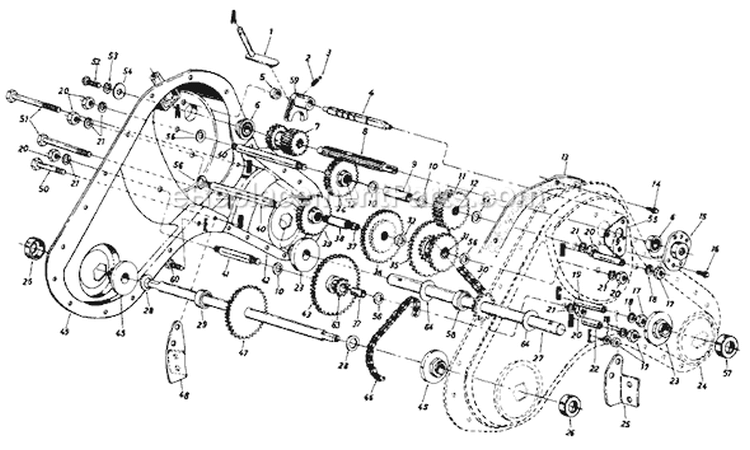Page C Diagram and Parts List for 1991 MTD