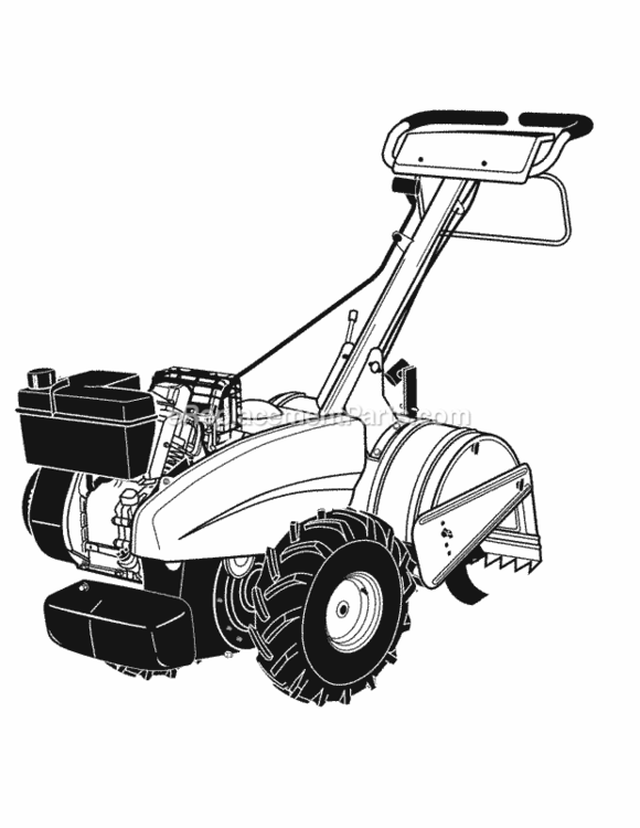 Quick_Reference_414 Diagram and Parts List for 2006 MTD Tiller