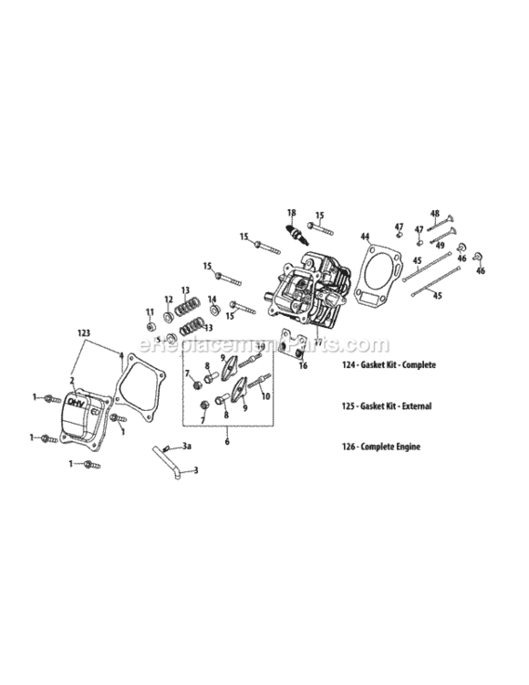 Page C Diagram and Parts List for 31A-32AD706 2014 MTD Snow Blower