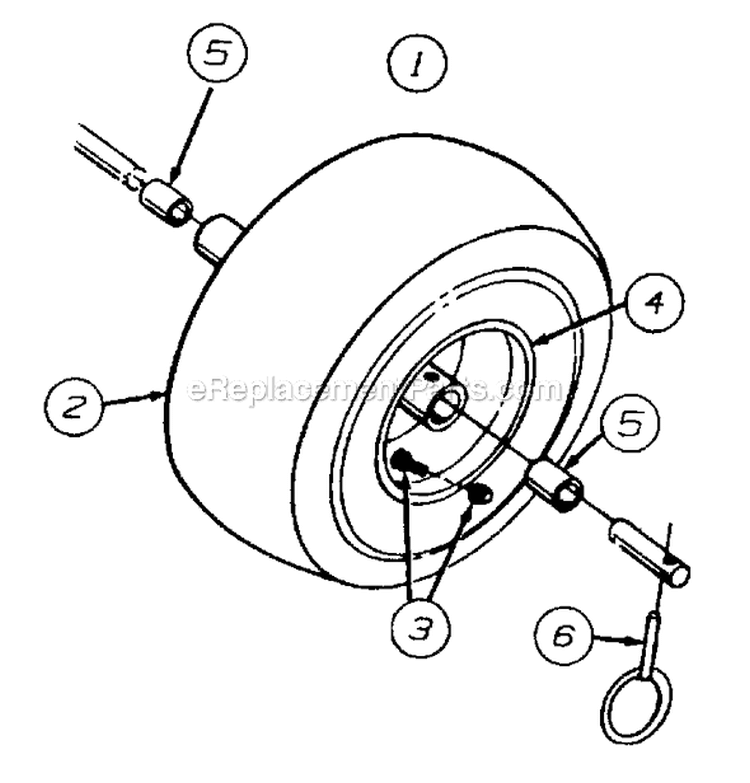 Page F Diagram and Parts List for 1998 MTD Snow Blower