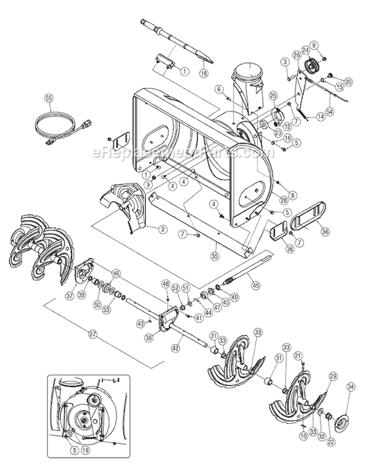 Page A Diagram and Parts List for 2005-2 MTD