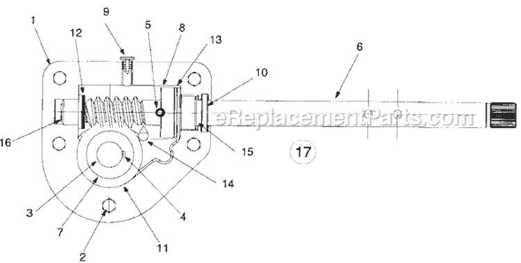 Page D Diagram and Parts List for 1999 MTD Snow Blower
