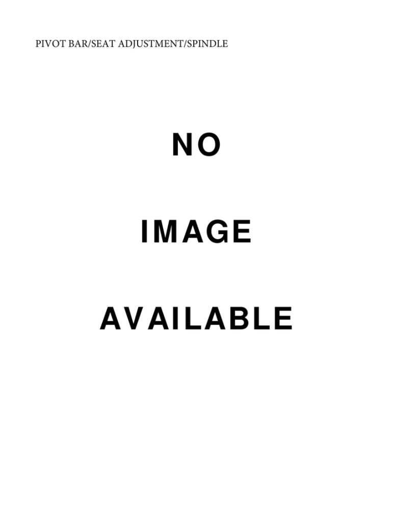 Pivot Bar/Seat Adjustment/Spindle Diagram and Parts List for 2020 MTD Lawn Tractor