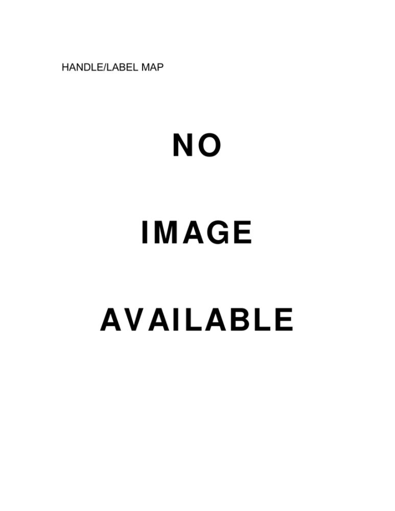 Handle/Label Map Diagram and Parts List for 2020 MTD Lawn Mower