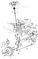 Part Location Diagram of 925-04039 MTD Interlock Switch