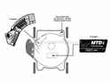 Part Location Diagram of 951-10300 MTD Fuel Cap Assembly