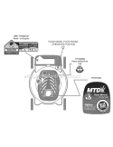 Page C Diagram and Parts List for 2009 MTD