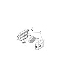 Air Cleaner Diagram and Parts List for 2012 MTD Lawn Mower