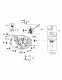 Page K Diagram and Parts List for 2012 MTD Lawn Mower