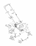 Part Location Diagram of 611-04144B MTD Axle Asm-rear 11