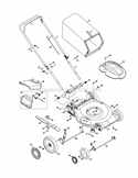 Part Location Diagram of 931-04437 MTD Shroud Asm-engine