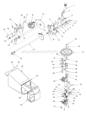Page B Diagram and Parts List for 2004 MTD Lawn Mower
