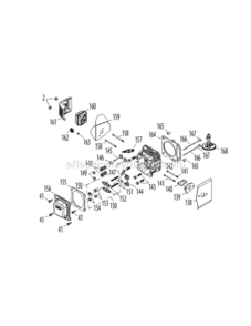 1P65B0B_Cylinder_Head Diagram and Parts List for 2011 MTD Lawn Mower