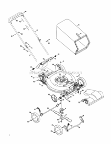 Part Location Diagram of 734-04581 MTD Front Wheel