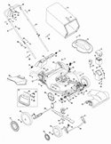 Page H Diagram and Parts List for 2011 MTD Lawn Mower