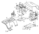 Page C Diagram and Parts List for 131-660F000 Single Cylinder -1991 MTD Lawn Tractor