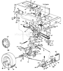 Page J Diagram and Parts List for 1994 MTD Lawn Tractor