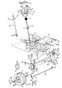 Page G Diagram and Parts List for 1994 MTD Lawn Tractor