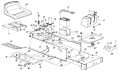 Page H Diagram and Parts List for 1996 MTD Lawn Tractor