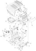 Part Location Diagram of 746-04364 MTD Cable-throttle/cho