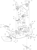 Part Location Diagram of 918-04474B MTD Spdl Asm-pulley &