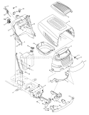 Part Location Diagram of 747-1196 MTD Rod-bent Lever