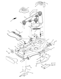 Part Location Diagram of 734-04155 Husky Wheel, Deck, 5.0 Dia Ball