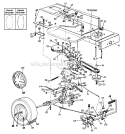Page J Diagram and Parts List for 1998 MTD