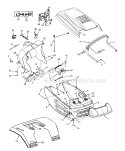 Page F Diagram and Parts List for 2000 MTD Lawn Tractor