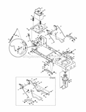 Part Location Diagram of 783-04753-0691 MTD Frame Support Bracket Black Jack