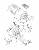 Page E Diagram and Parts List for 2011 MTD Lawn Tractor