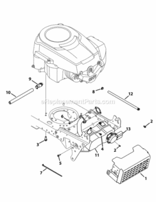 Page A Diagram and Parts List for 2012 MTD Lawn Tractor